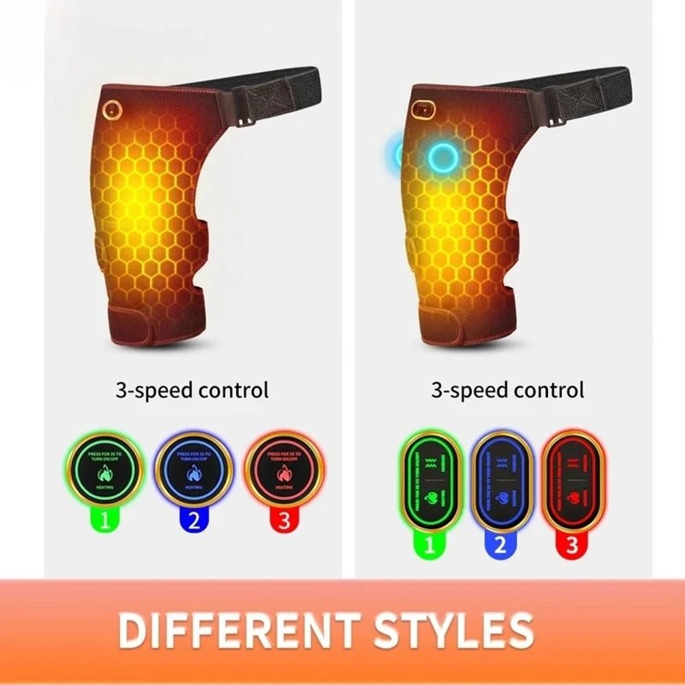 Cordless Heated Hip Brace With Massager For Lower Back And Sciatica Support 7