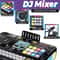 Kids DJ Mixer Toy With Electronic Piano Keyboard And Sound Effects 3