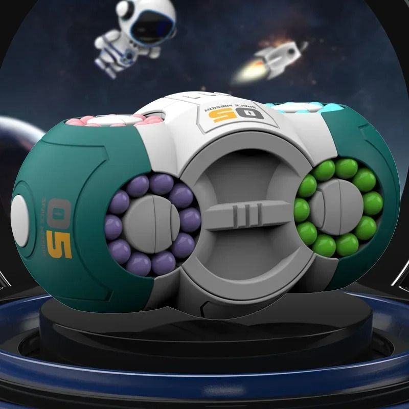 Magic Bean Cube Rotating Brain Teaser Finger Fidget Toy 11