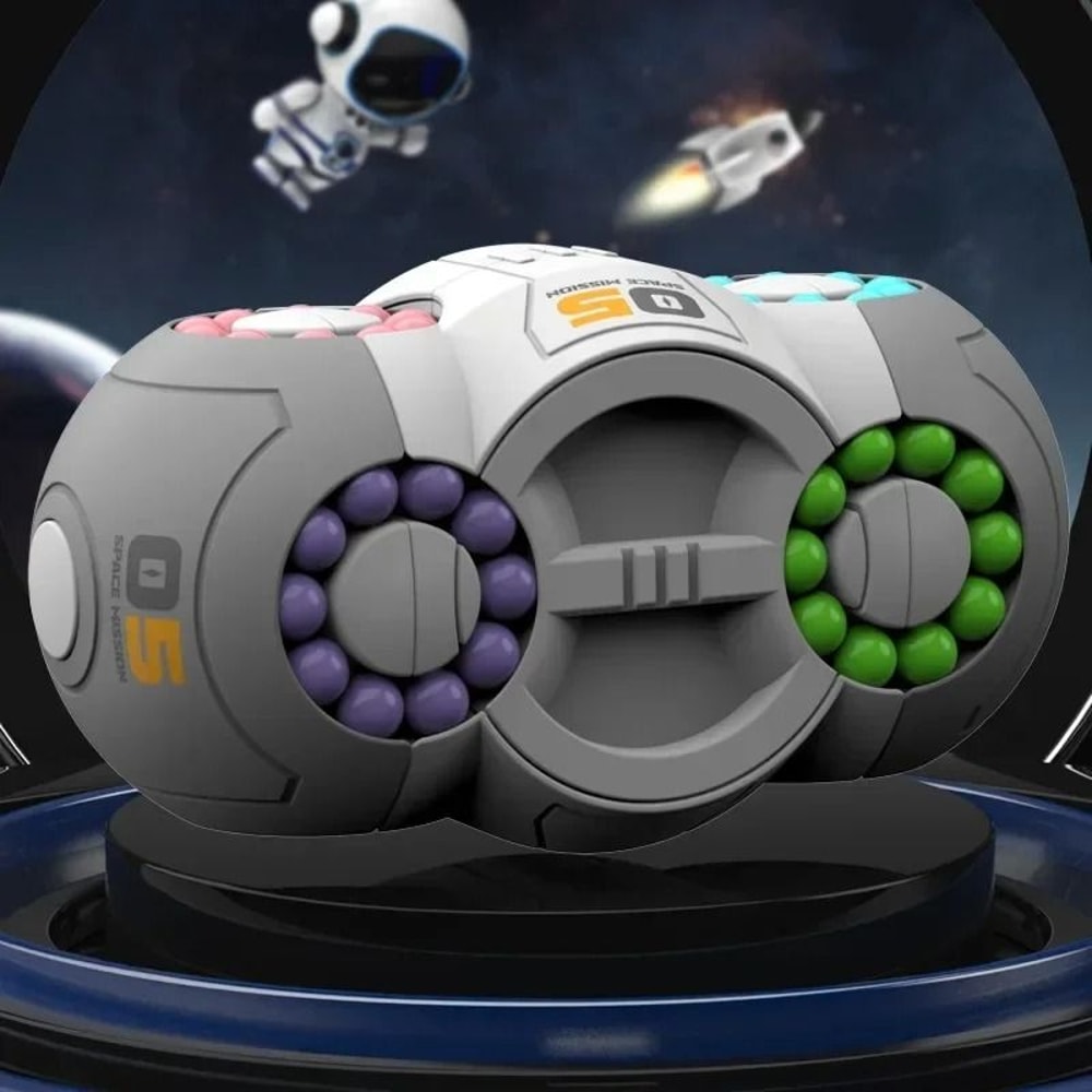 Magic Bean Cube Rotating Brain Teaser Finger Fidget Toy 10