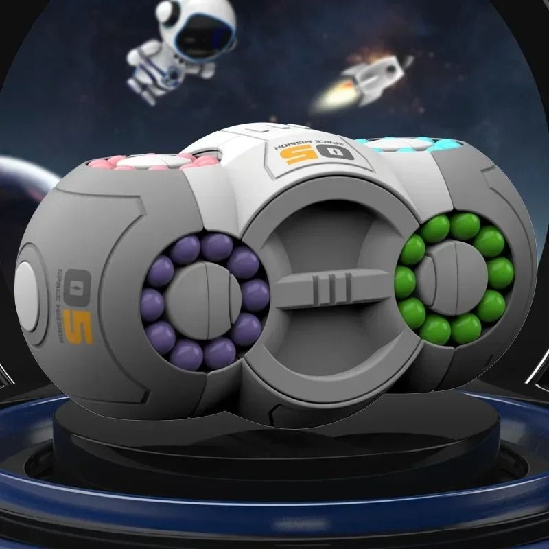 Magic Bean Cube Rotating Brain Teaser Finger Fidget Toy 10