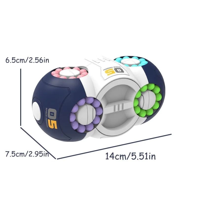 Magic Bean Cube Rotating Brain Teaser Finger Fidget Toy 13