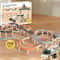 Electric Christmas Train Track Set DIY Railway Building Toy For Kids 3