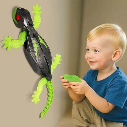 Remote Control Wall Climbing Gecko Robot Toy Rechargeable RC Climber