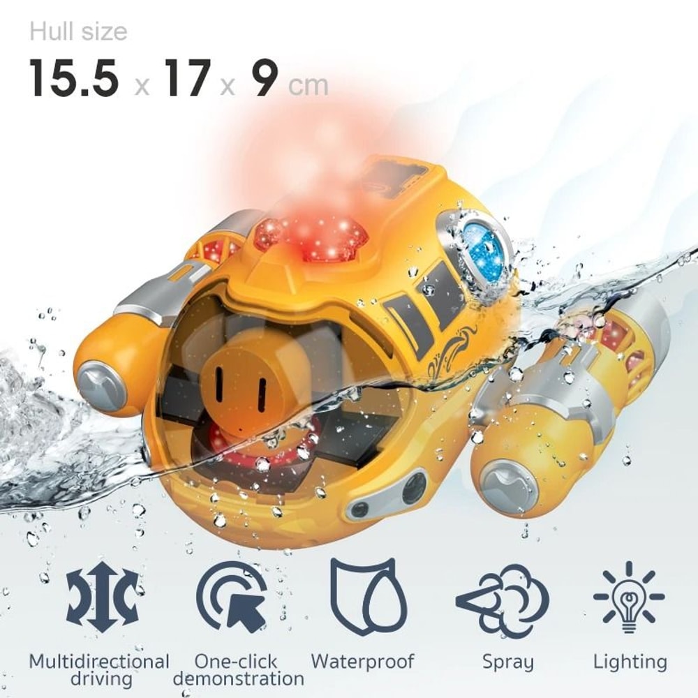 24GHz Remote Control Motorboat Waterproof RC Speed Boat For Kids 8