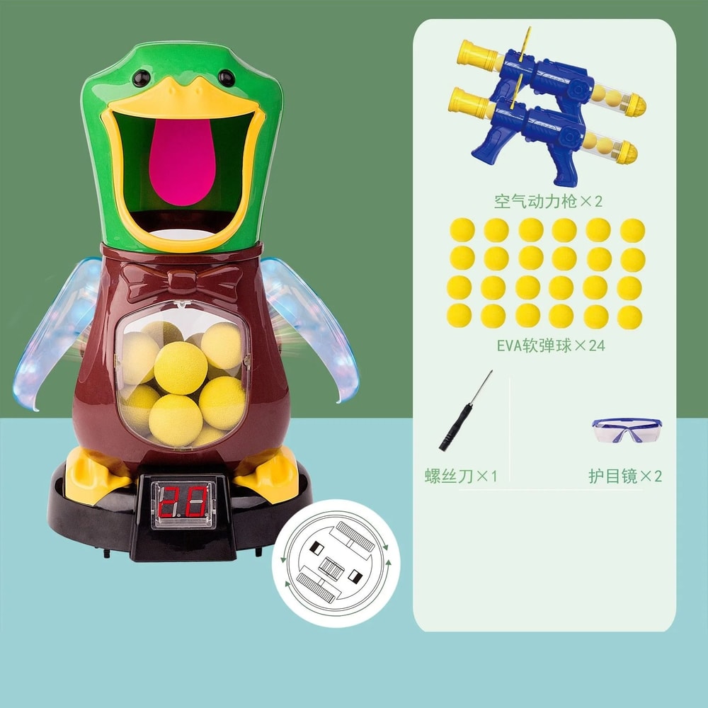 Hungry Duck Shooting Game Toy With Electronic Scoring Target 2