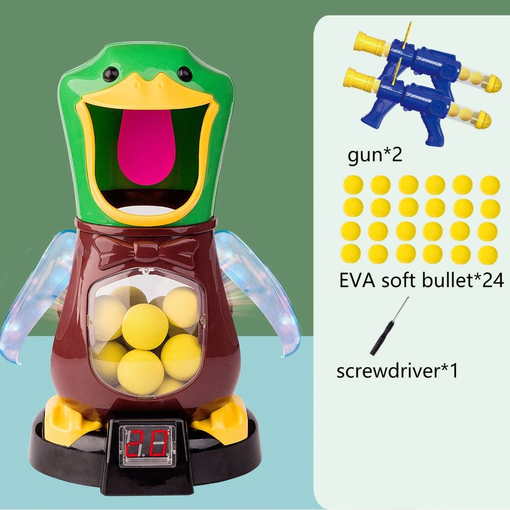 Hungry Duck Shooting Game Toy With Electronic Scoring Target 4