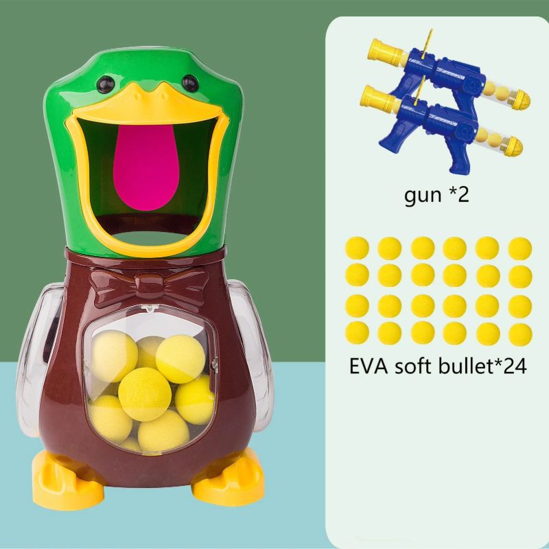 Hungry Duck Shooting Game Toy With Electronic Scoring Target 6