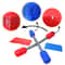 Kids Inflatable Jousting Sticks Set With Mats For Backyard Party Fun 6