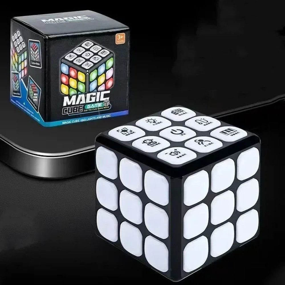 Smart Voice Electronic Magic Cube 3x3 Magnetic Brain Training Toy 2