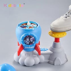 rocket butterfly catching game foot pedal launcher toy for kids