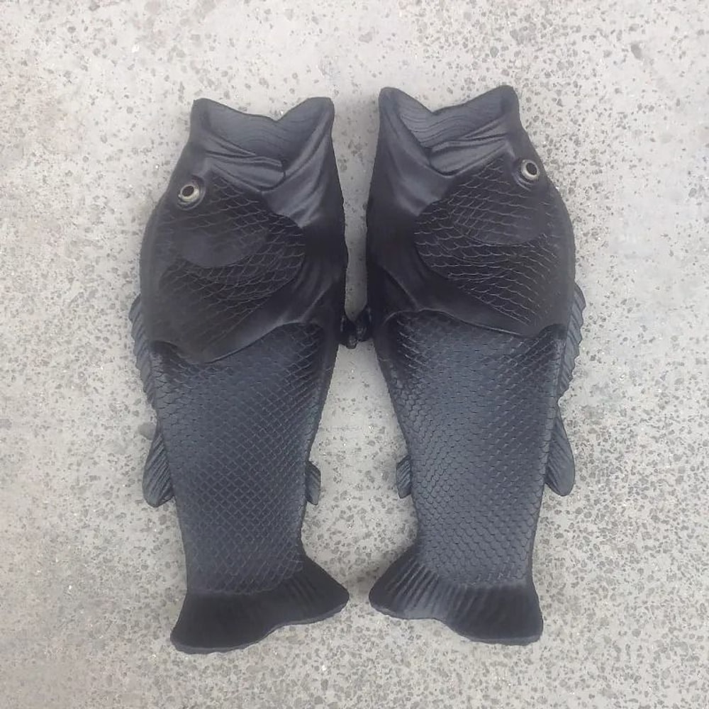 Unisex Funny Beach Slippers Designer Fish Summer Slides 5