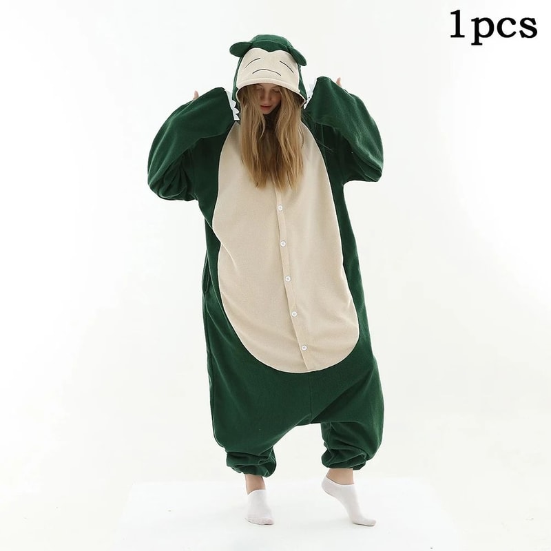 Unicorn Kigurumi Onesie Fleece Animal Pajama Suit For Adults 1
