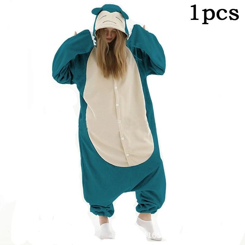 Unicorn Kigurumi Onesie Fleece Animal Pajama Suit For Adults 2