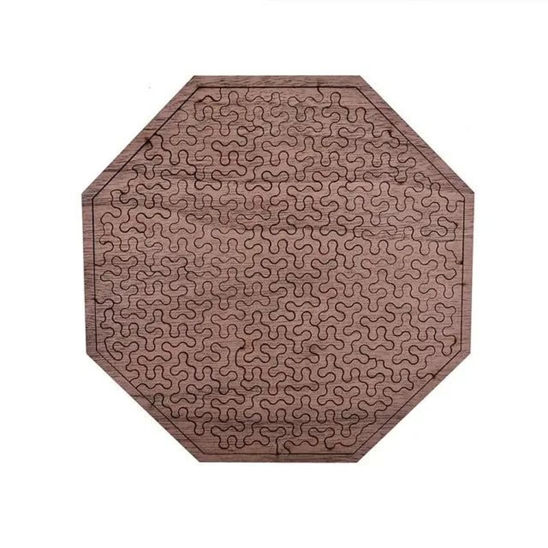 Impossible Wooden Puzzle For Adults 3D Brain Teaser Game 5