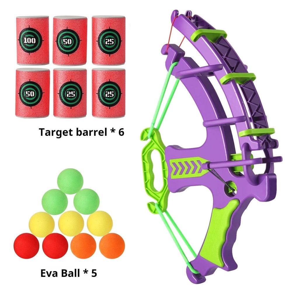 Montessori Throwing Game Slingshot Target Board With Sticky Balls 8