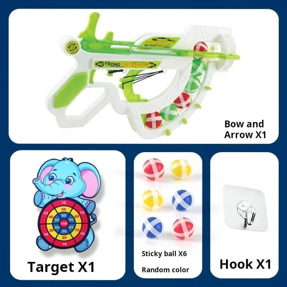 Montessori Throwing Game Slingshot Target Board With Sticky Balls 5