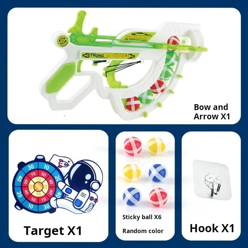 Montessori Throwing Game Slingshot Target Board With Sticky Balls 6