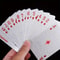 Silver Foil Playing Cards Waterproof Luxury Poker Deck 5