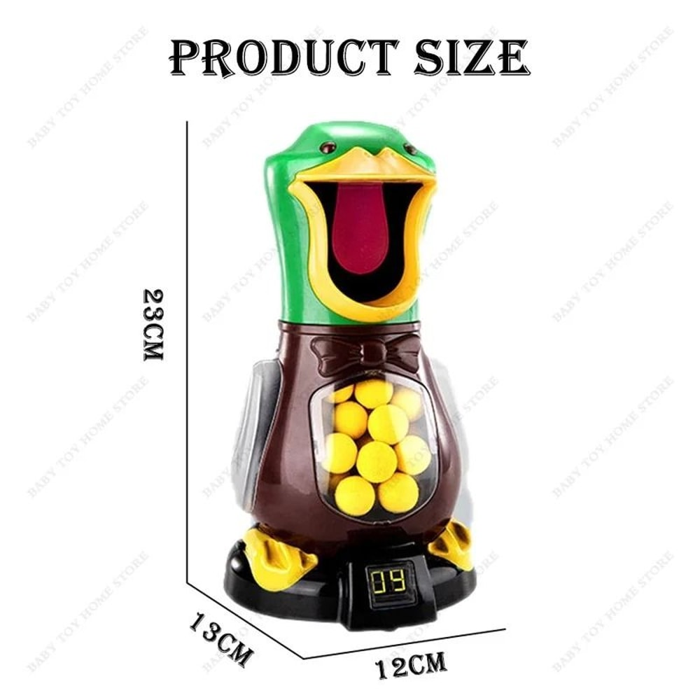 Interactive Shooting Duck Toy Foam Ball Target Game With Light And Sound 5