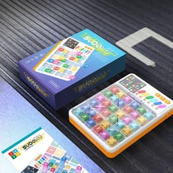 portable electronic sudoku logic puzzle game for kids age 6 to 12