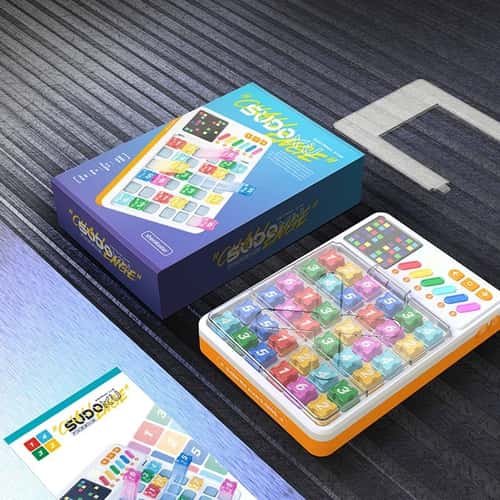 Portable Electronic Sudoku Logic Puzzle Game for Kids Age 6 to 12
