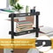 2 Tier Clamp On Desk Shelf No Drill Metal Organizer Rack 1