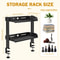 2 Tier Clamp On Desk Shelf No Drill Metal Organizer Rack 3