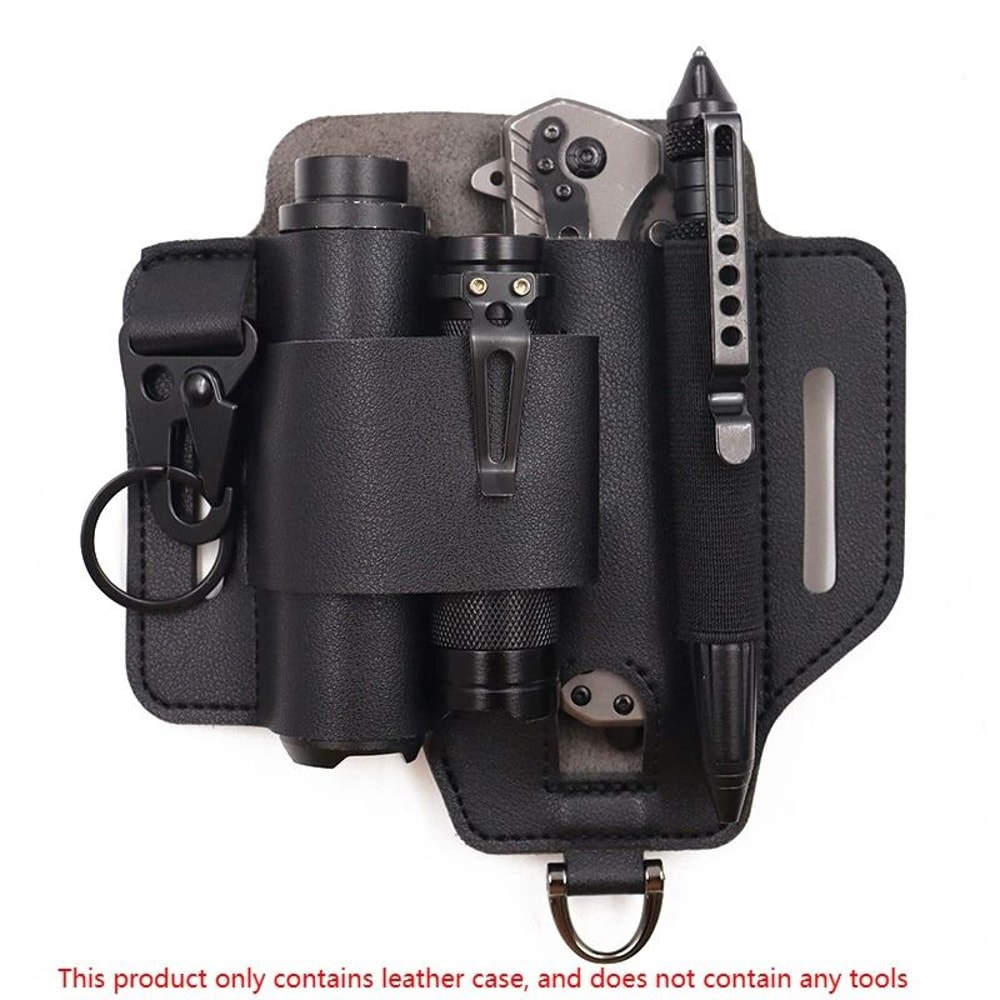 EDC Tactical Tool Holster Multifunctional Flashlight Storage Sleeve 7