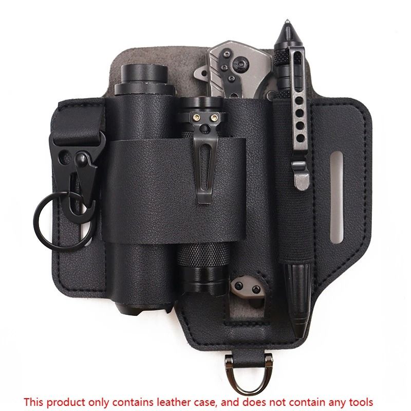 EDC Tactical Tool Holster Multifunctional Flashlight Storage Sleeve 7