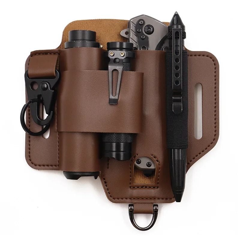 EDC Tactical Tool Holster Multifunctional Flashlight Storage Sleeve 8