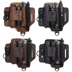 edc tactical tool holster multifunctional flashlight storage sleeve