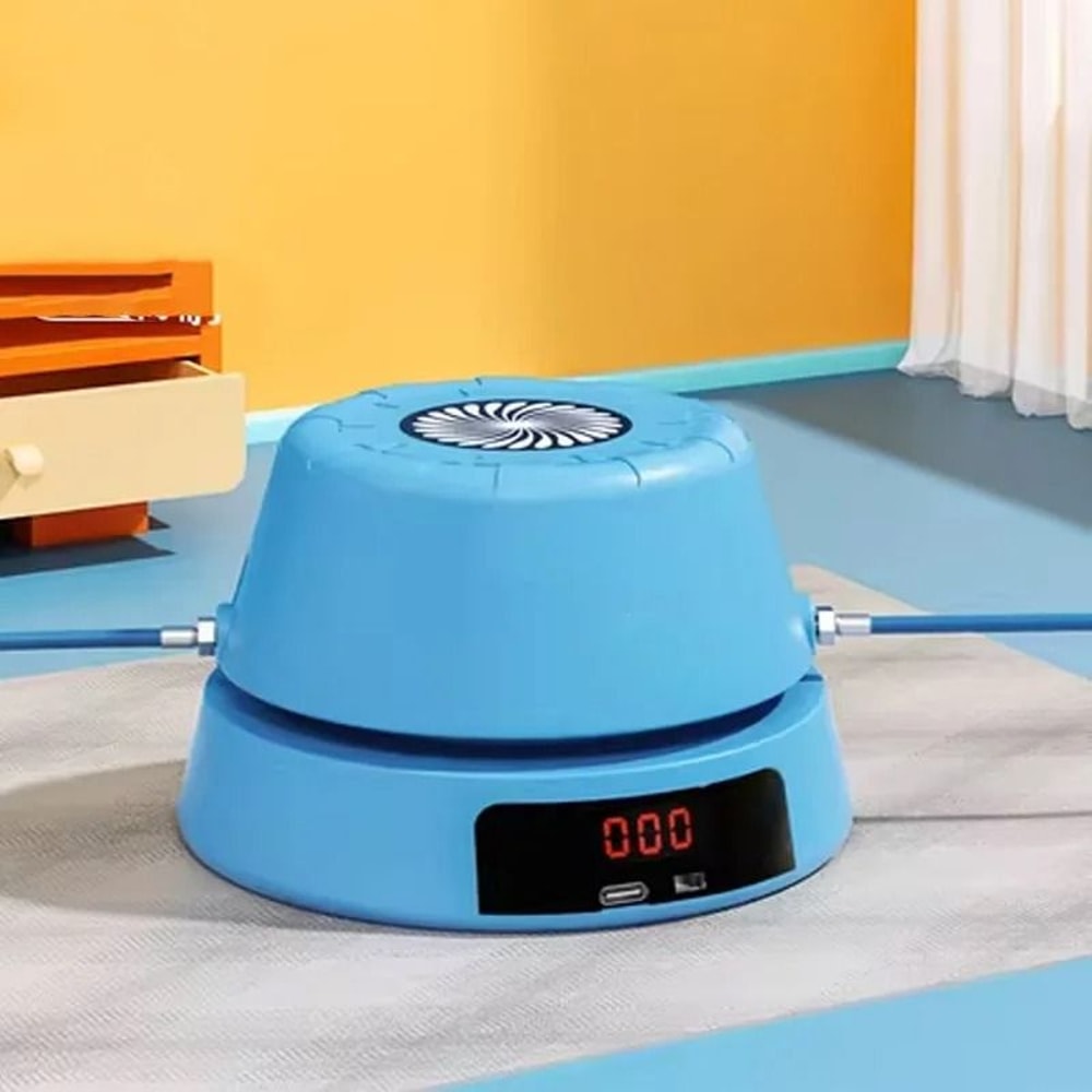 Electric Jump Rope Machine With Digital Counter And Remote Control 0