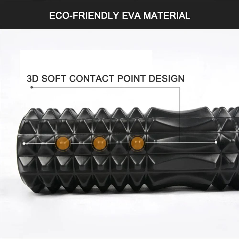 Foam Massage Roller Hollow Core Fitness Muscle Recovery Roller 11