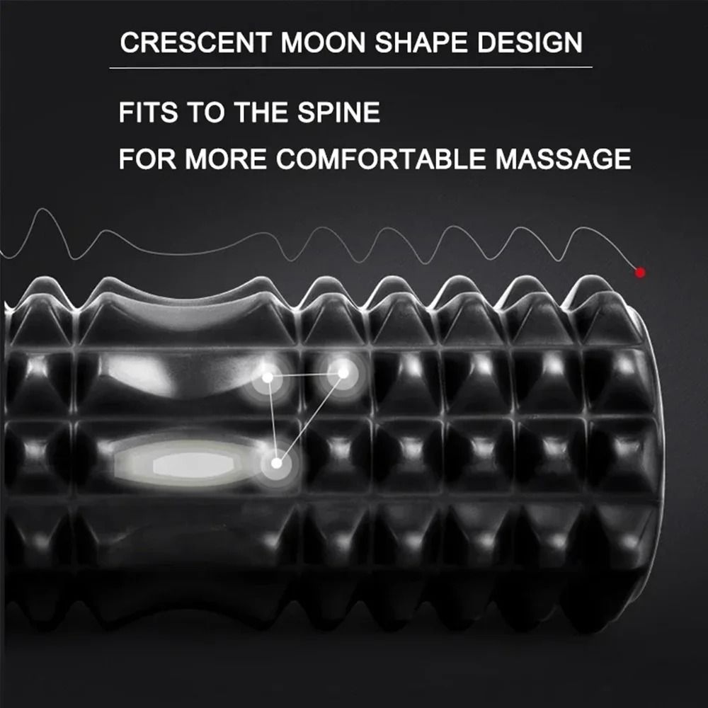 Foam Massage Roller Hollow Core Fitness Muscle Recovery Roller 9