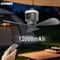 12000mAh Portable Camping Ceiling Fan With LED Light And Remote 5