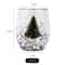 Double Wall Christmas Glass Mug Heat Resistant Holiday Coffee Cup 4