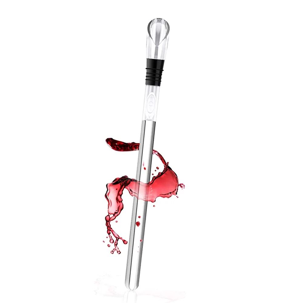 Stainless Steel Wine Chiller Stick Rapid Iceless Bottle Cooler And Pourer 6