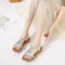 Women Wedge Sandals Boho Platform Peep Toe Rhinestone Summer Shoes 5