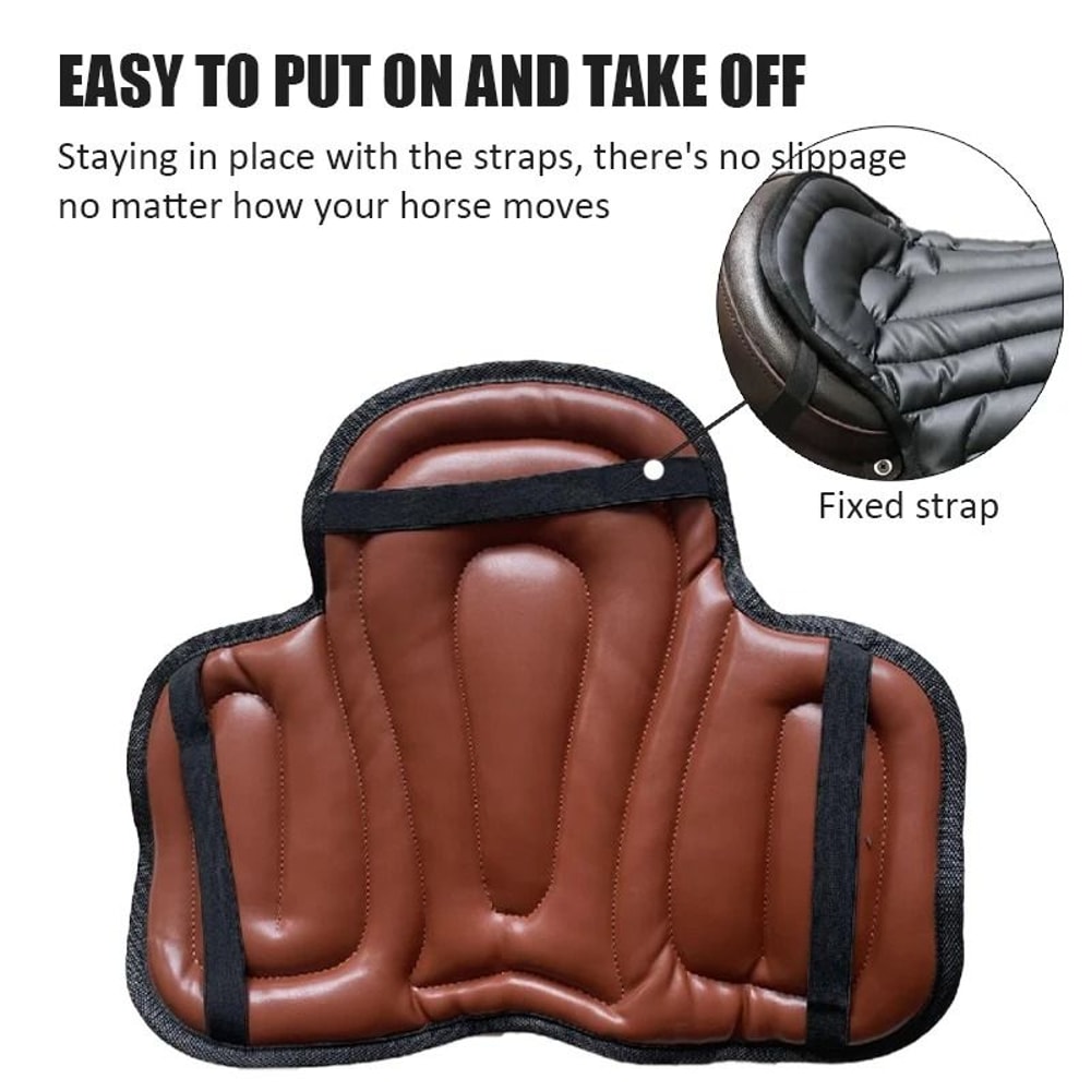 Horse Riding Saddle Pad Shock Absorbing Equestrian Seat Cushion 8