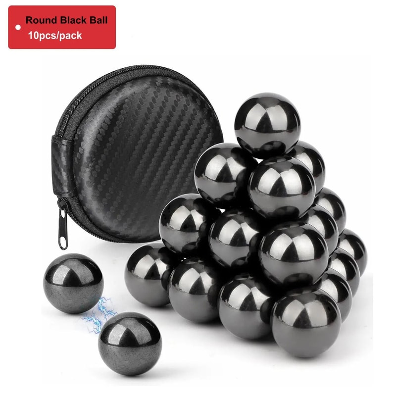 EDC Magnetic Bead Fidget Toy Oval Magnet Balls For Stress Relief 3