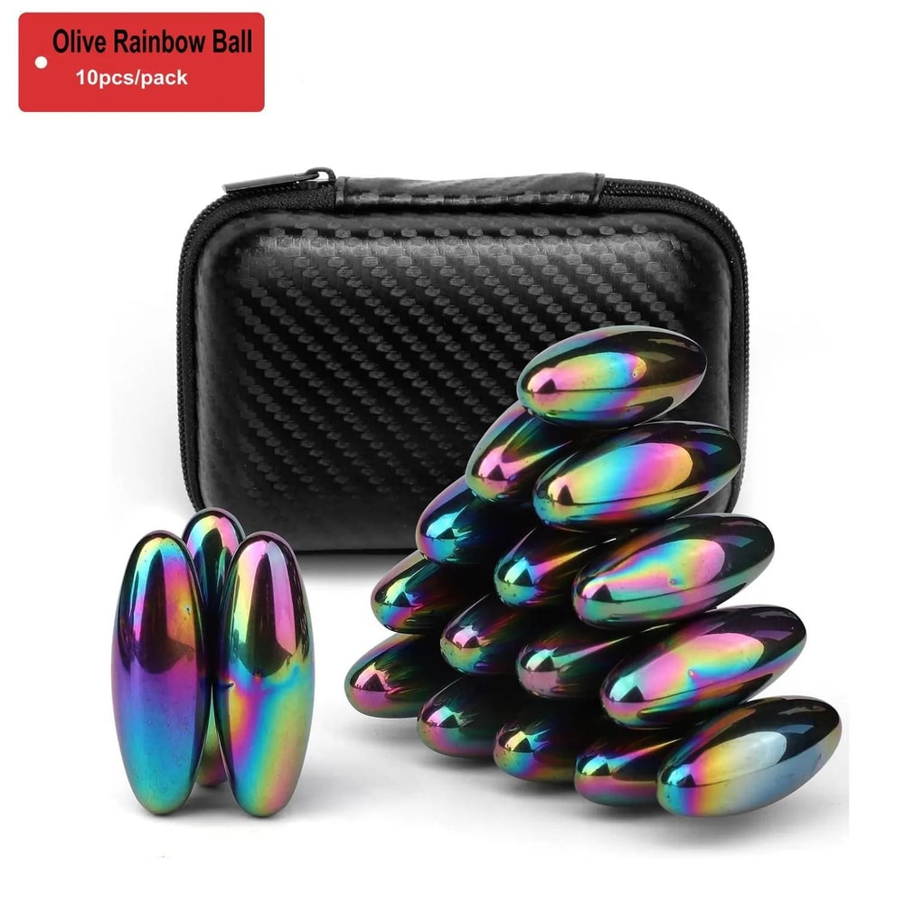 EDC Magnetic Bead Fidget Toy Oval Magnet Balls For Stress Relief 2