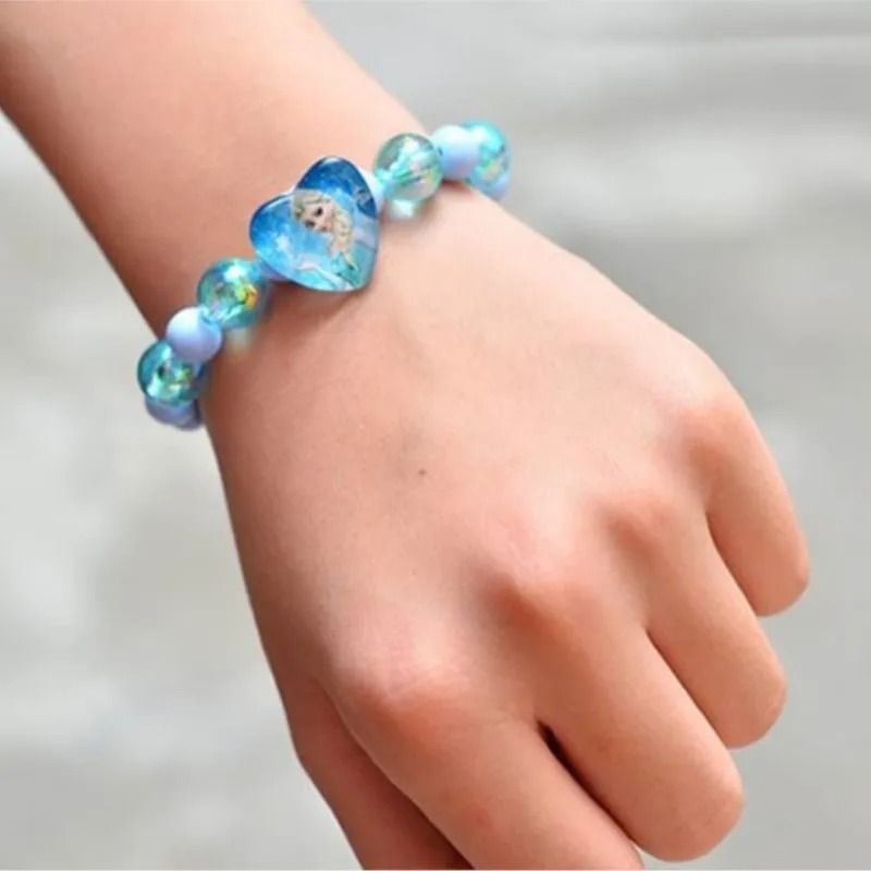 Frozen Princess Wristband Toy Elsa Anna Kawaii Bracelet For Girls 2