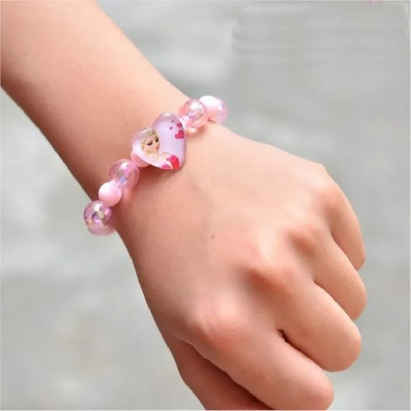 Frozen Princess Wristband Toy Elsa Anna Kawaii Bracelet For Girls 3