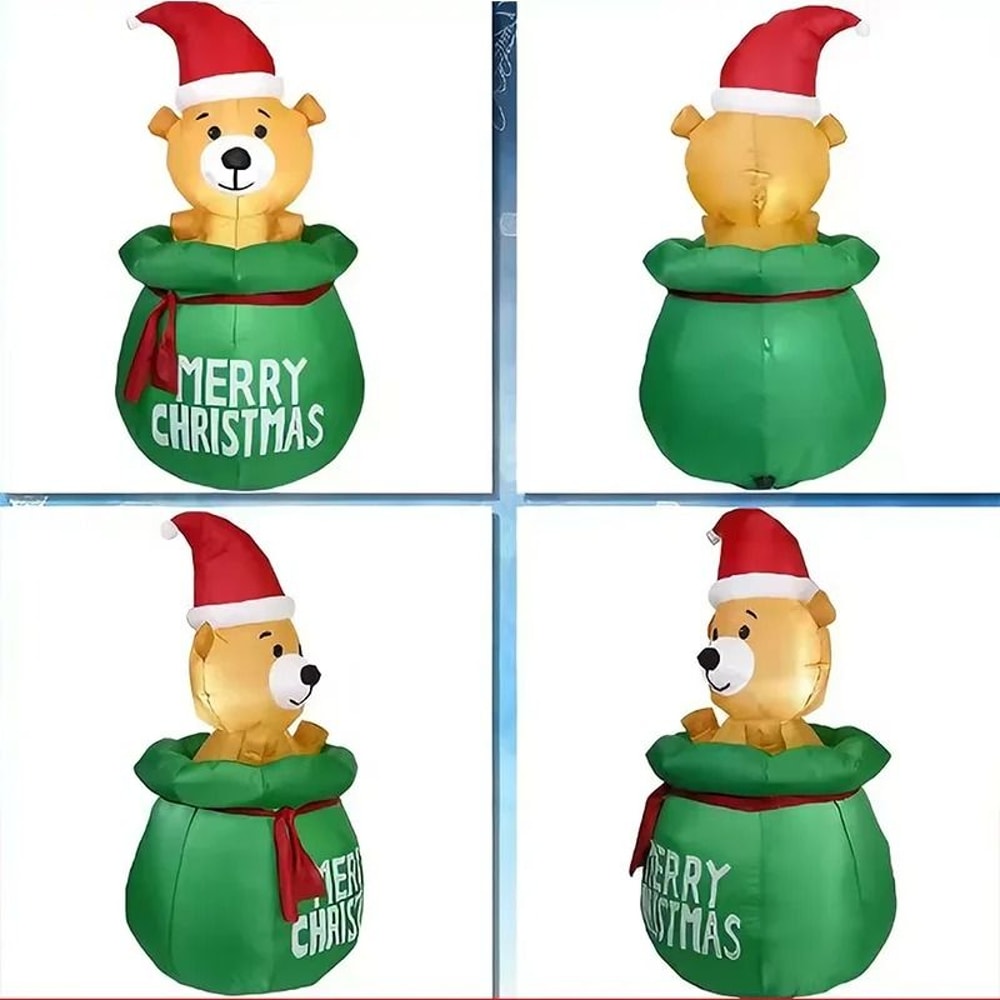 LED Christmas Inflatable Decoration Light Up Holiday Lawn Figure 8