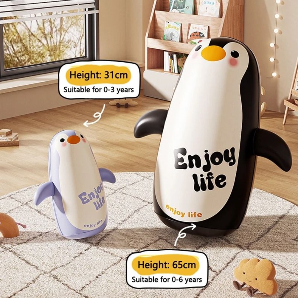 Kids Inflatable Panda Punching Bag Boxing Training Wobbler Toy 10