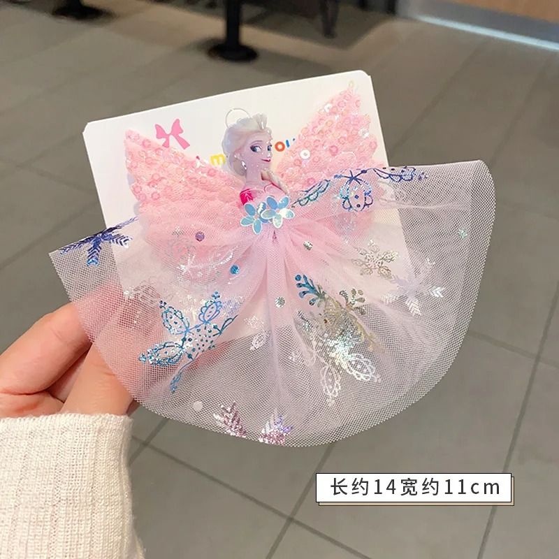 Elsa Princess Wig For Girls Frozen Braid Hair Clip Costume Accessory 13