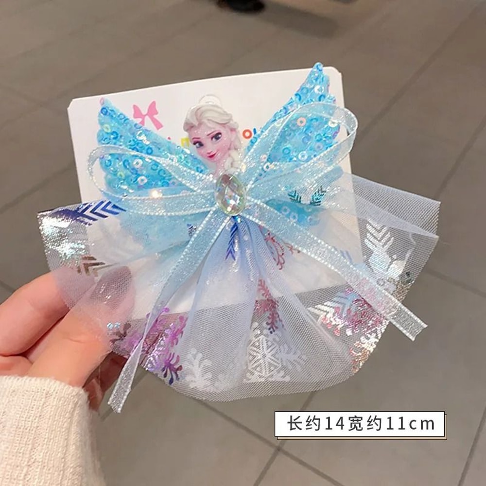 Elsa Princess Wig For Girls Frozen Braid Hair Clip Costume Accessory 9