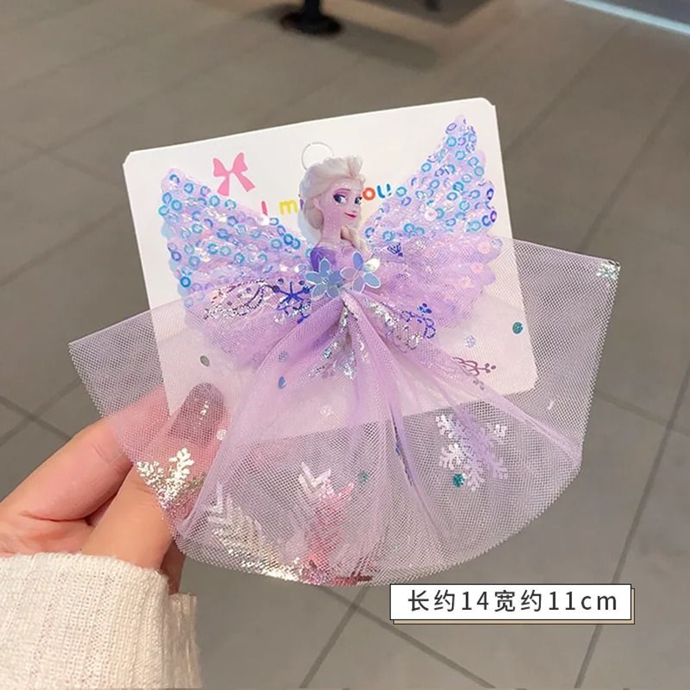 Elsa Princess Wig For Girls Frozen Braid Hair Clip Costume Accessory 10