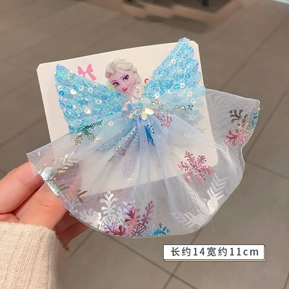 Elsa Princess Wig For Girls Frozen Braid Hair Clip Costume Accessory 11